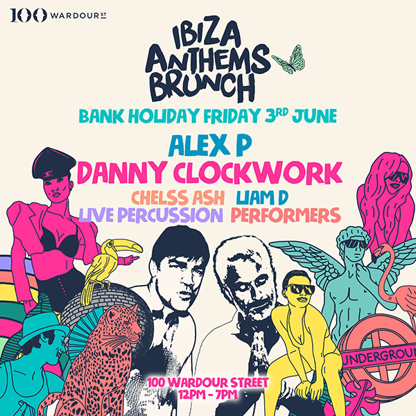 Ibiza Anthems Brunch Bank Holiday Party 2022
